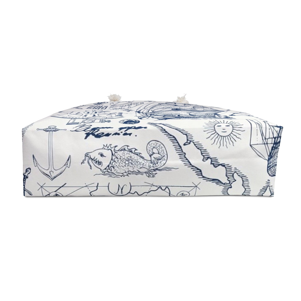 Nautical Tattoo Sailor Ship Weekender Bag | Maritime Sketches
