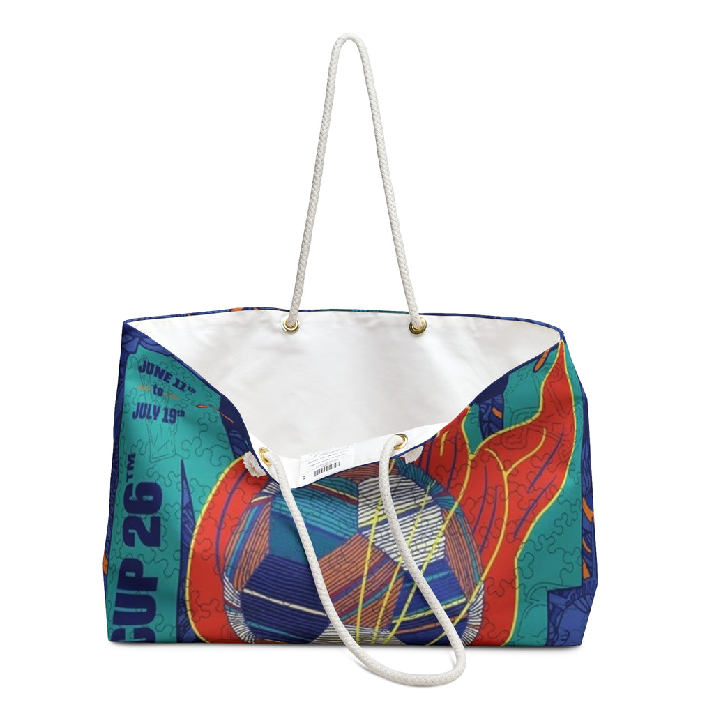 FIFA World Cup Mascot Weekender Bag | Soccer Tournament Travel Tote