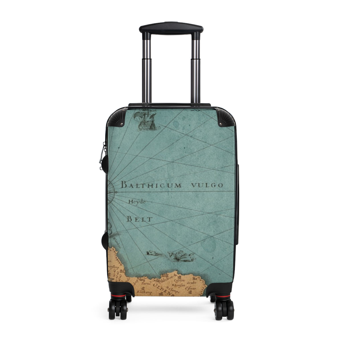 Vintage Map Suitcase | Travel Luggage Cover