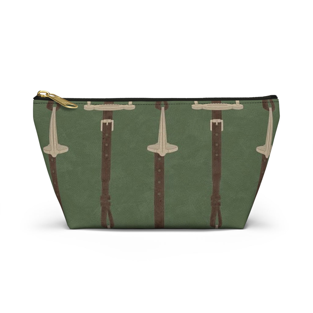 Riding Bridle Pattern Accessory Pouch