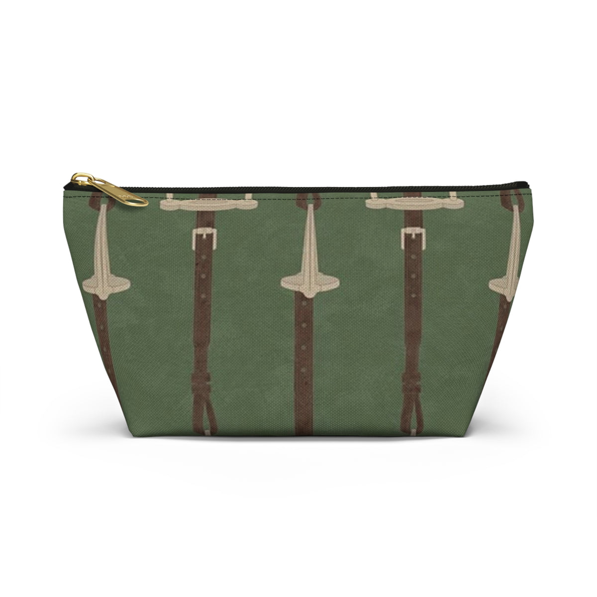 Riding Bridle Pattern Accessory Pouch