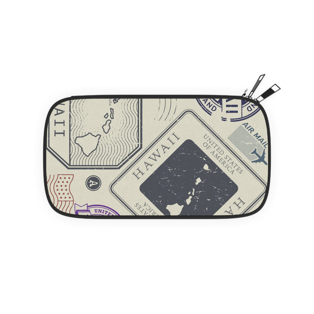 Hawaii Passport Stamps Passport Wallet | Travel Document Organizer