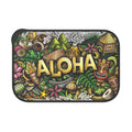 Aloha Tropical Doodle PLA Bento Box with Band and Utensils | Hawaii Lunch Container