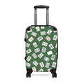 Mahjong Tiles Suitcase | Green Mahjong Pattern Luggage