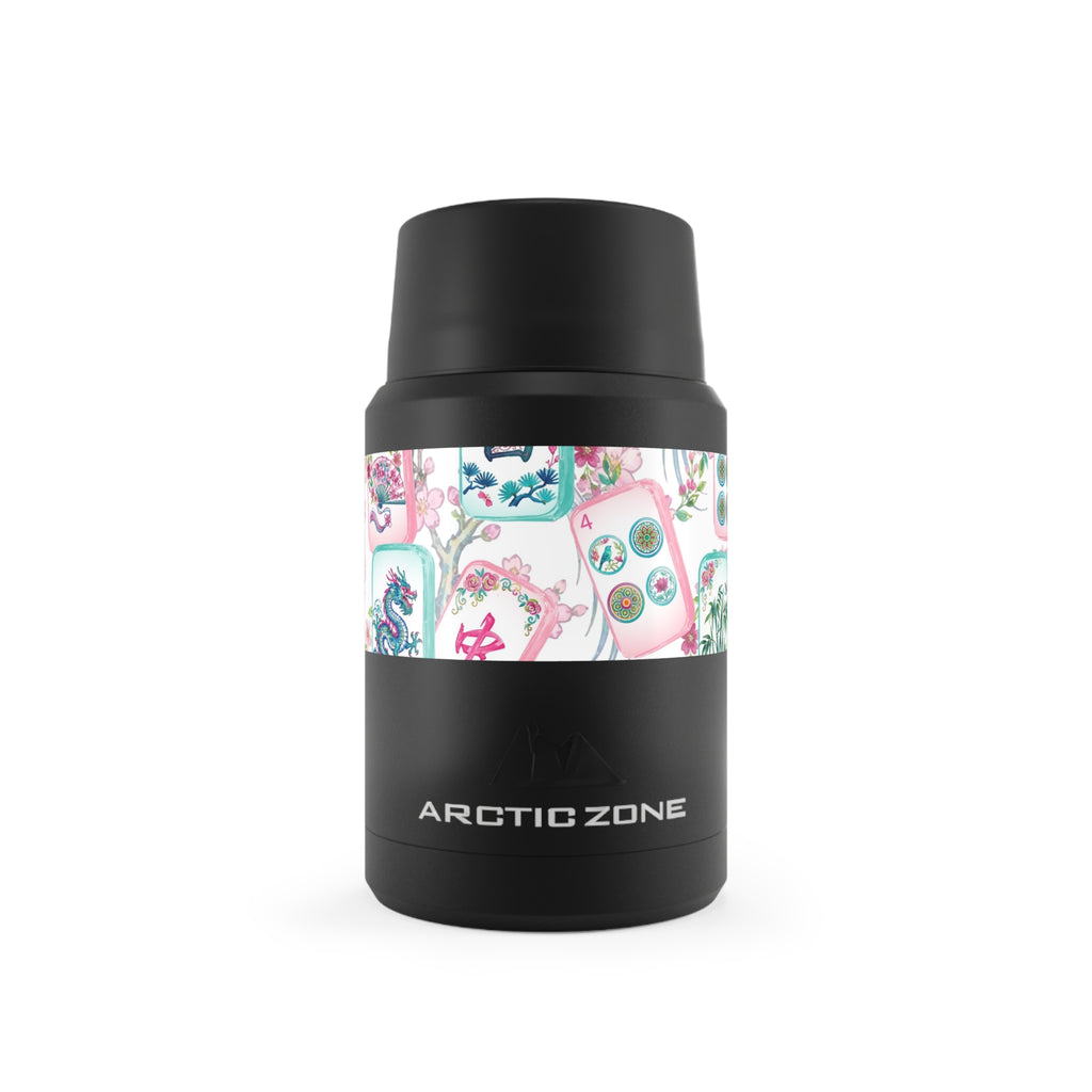 Floral Sushi Pattern Titan Copper Food Jar
