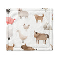 Baby Lovey Blanket — Soft Minky Farm Animal Security Blanket for Infant