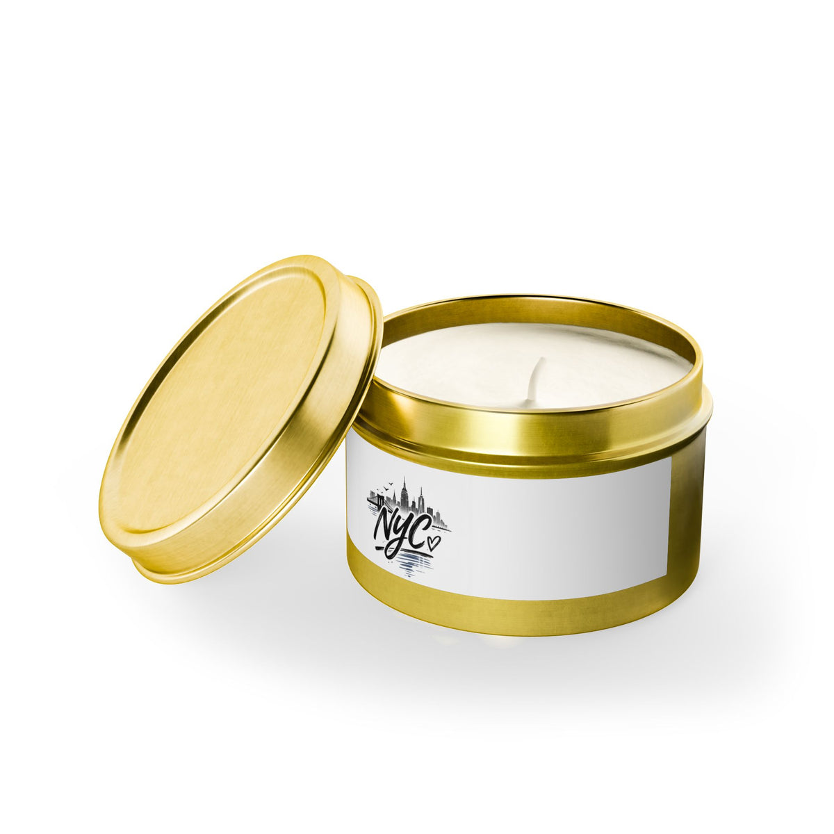 NYC Skyline Tin Candle — Travel Scent Souvenir