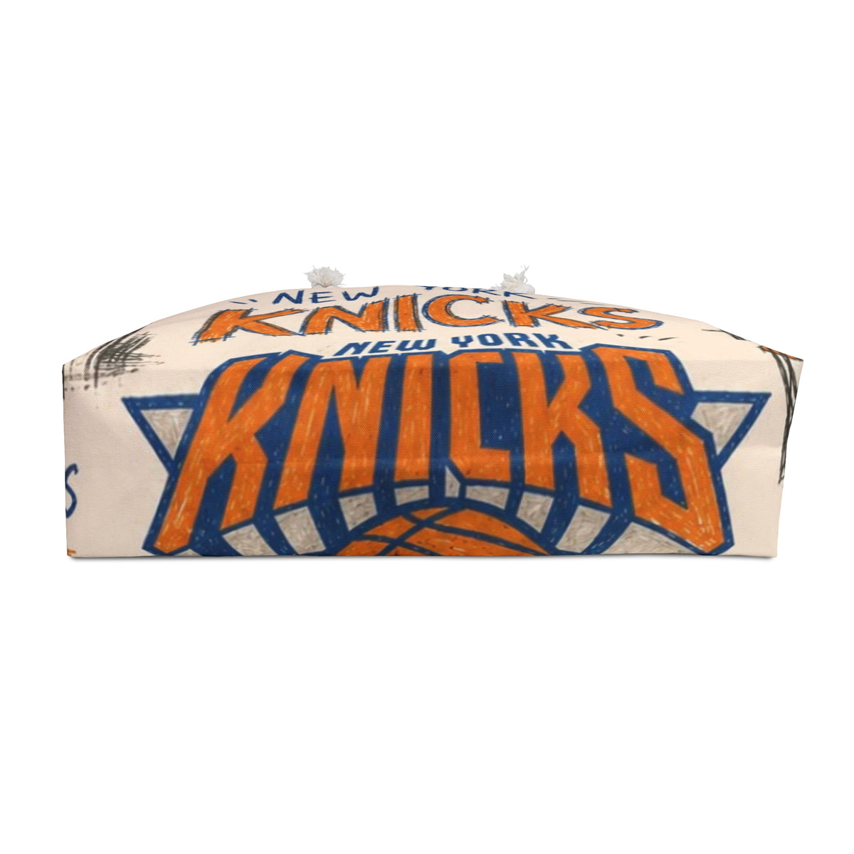New York Knicks Basketball Weekender Bag | NY City Skyline Sports Tote