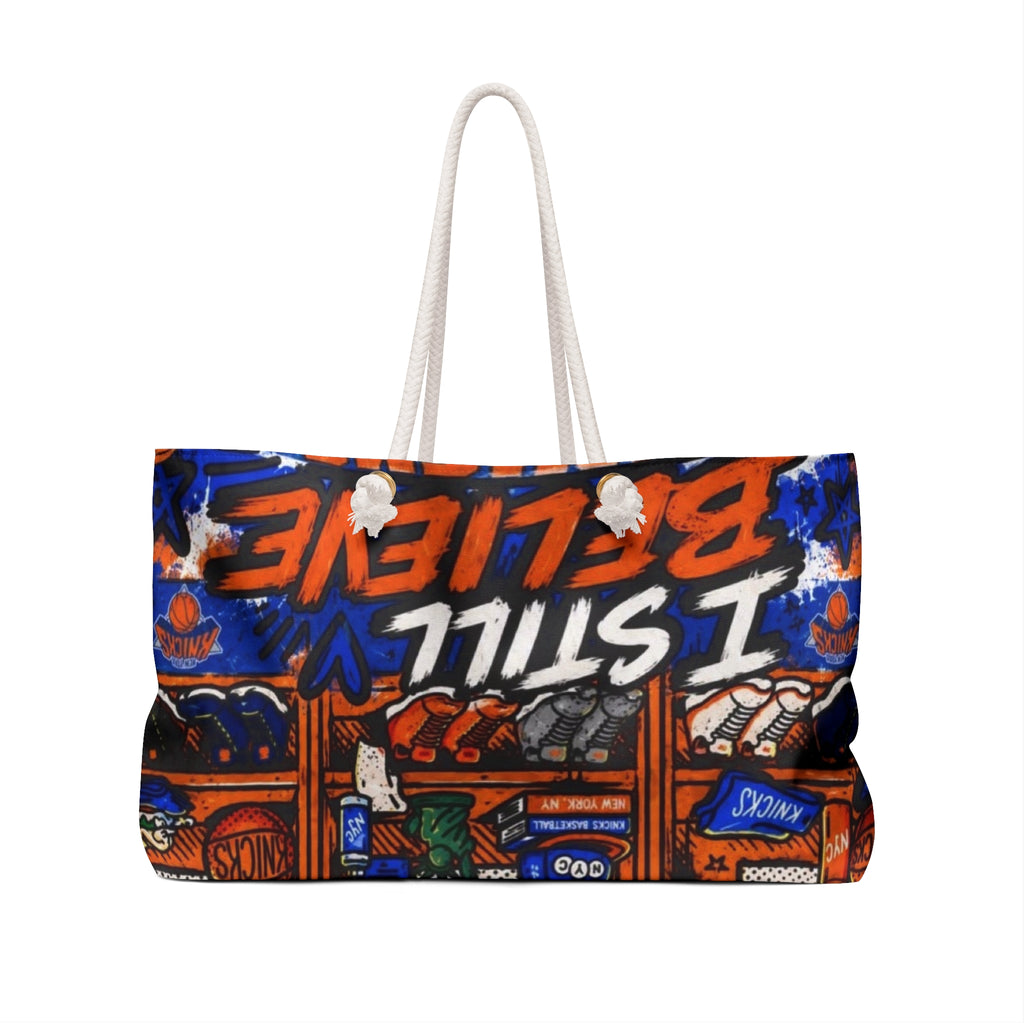 New York Knicks Locker Room Weekender Bag | Sports Basketball Tote