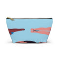 Swimmers Illustration Accessory Pouch | T-Bottom Zip Pouch