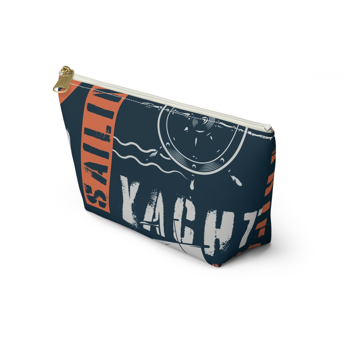 Nautical Sailing Yacht Graphic Accessory Pouch