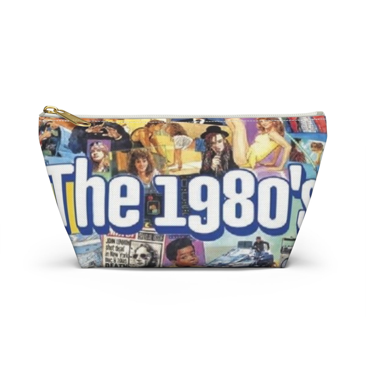 The 1980s Collage Accessory Pouch