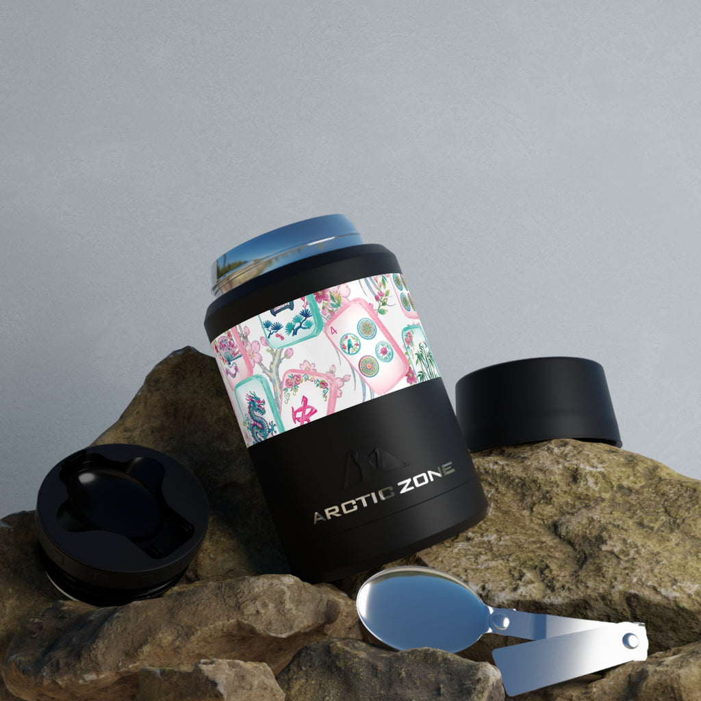 Floral Sushi Pattern Titan Copper Food Jar