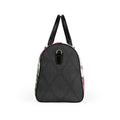 Masters Green Jacket Pattern Faux Leather Travel Bag | Golf Course Illustration