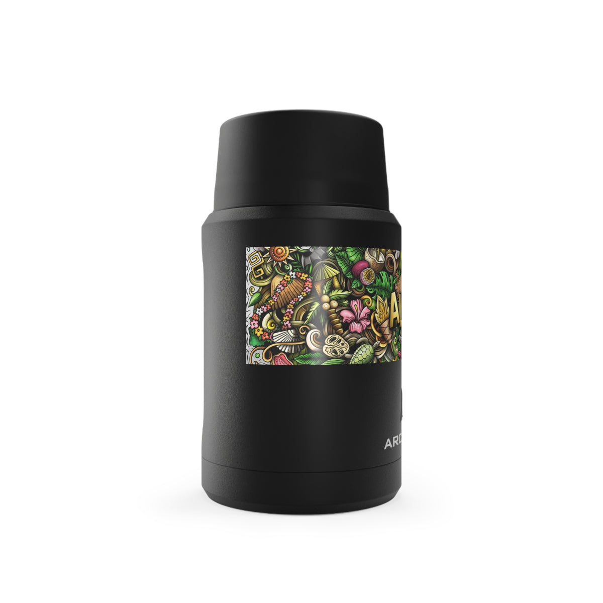Aloha Tropical Doodle Insulated Food Jar