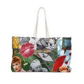 Retro Collage Weekender Bag | Vintage TV, Lucy, Pop Art