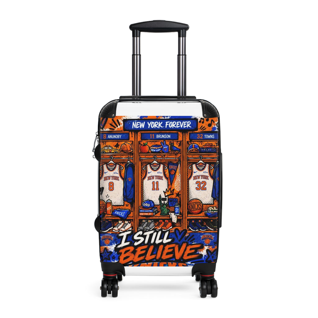 I Still Believe Knicks Locker Room Suitcase | New York Basketball Luggage