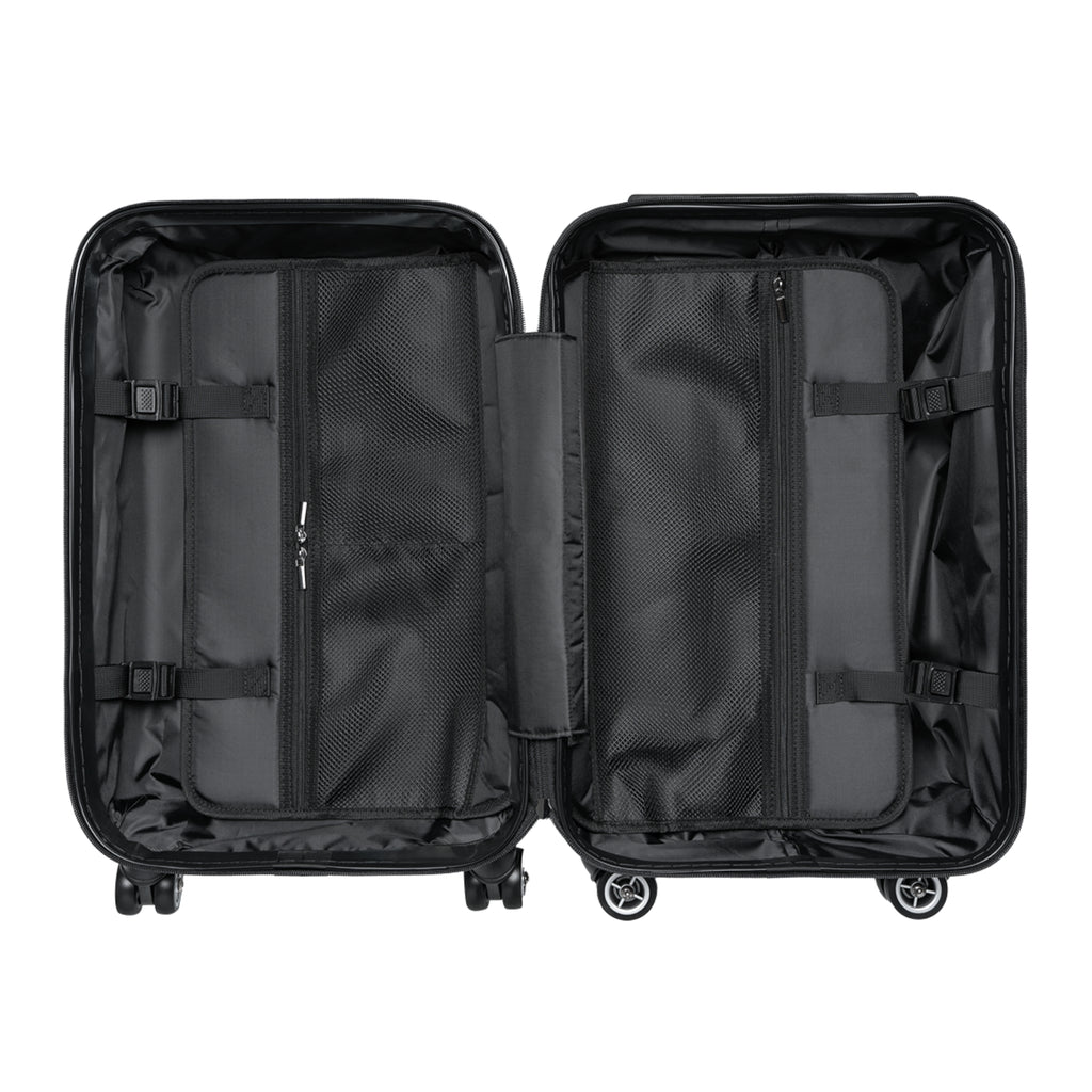 Birds on a Wire Suitcase | Illustrated Bird Pattern Luggage