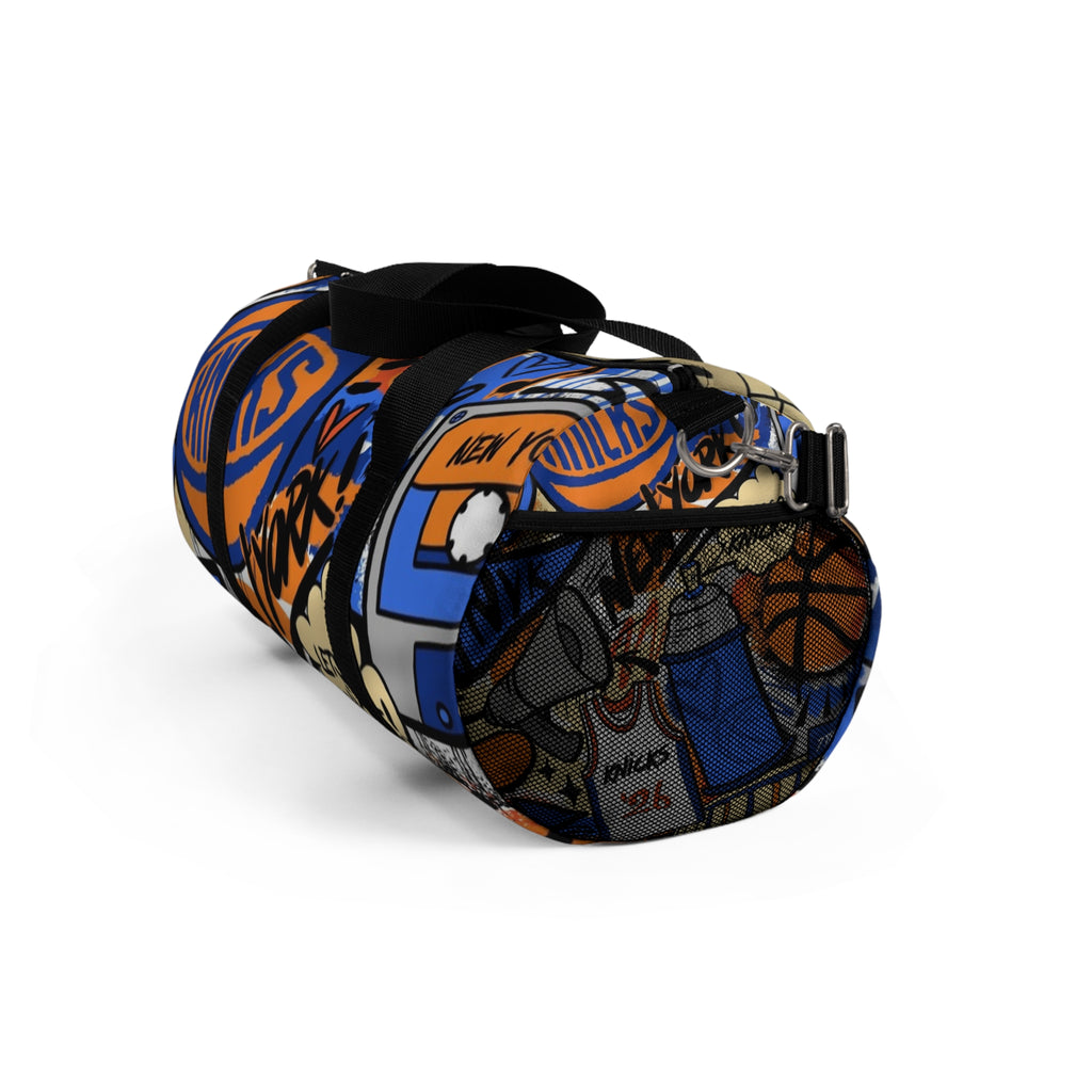 New York Knicks Graffiti Duffel Bag | Sports Team Basketball Travel