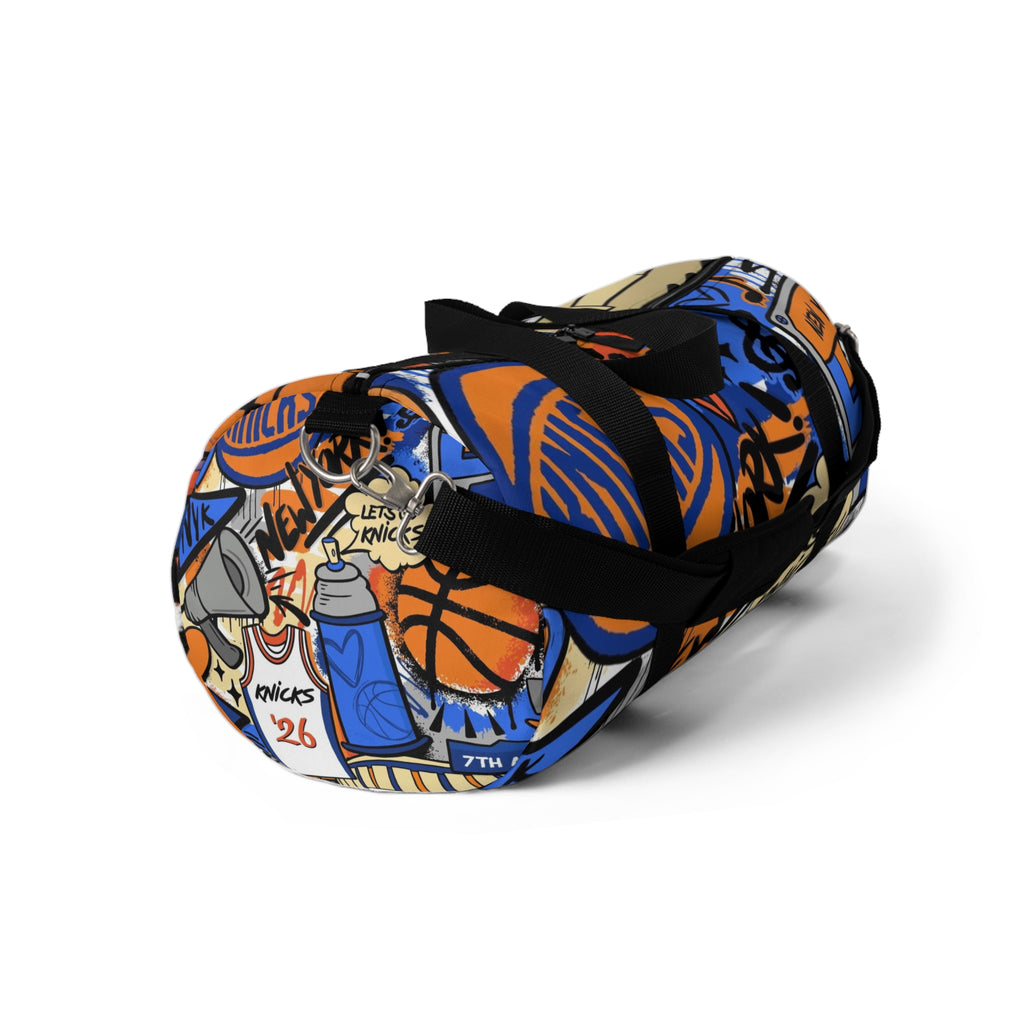New York Knicks Graffiti Duffel Bag | Sports Team Basketball Travel