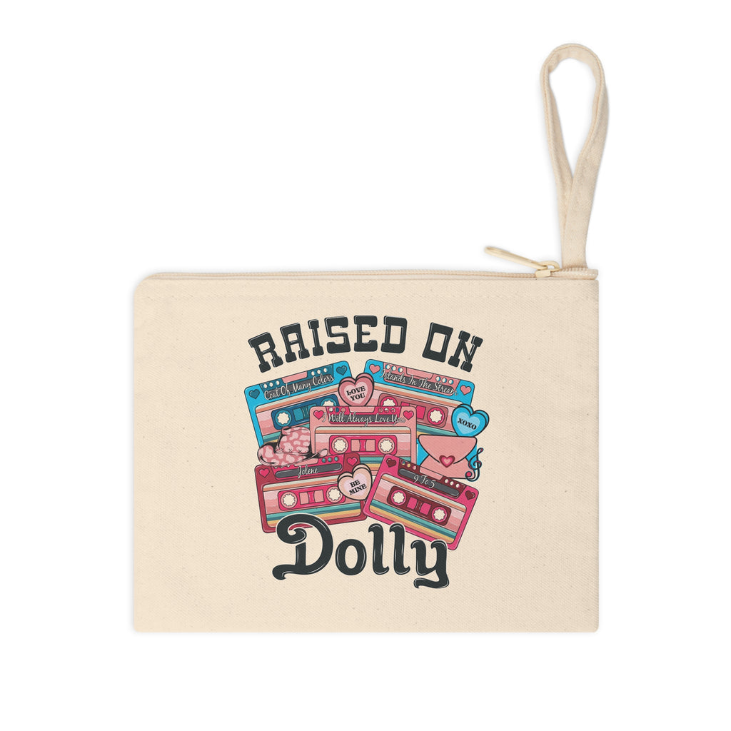 Raised On Dolly Zipper Pouch — Retro Cassette Makeup Bag