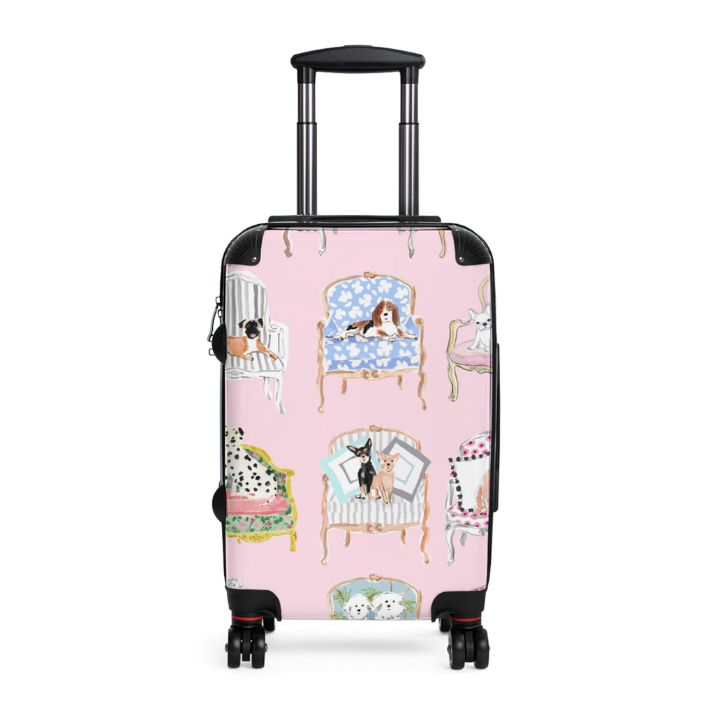 Pink Pet Sofa Suitcase – Cute Cat & Dog Travel Luggage