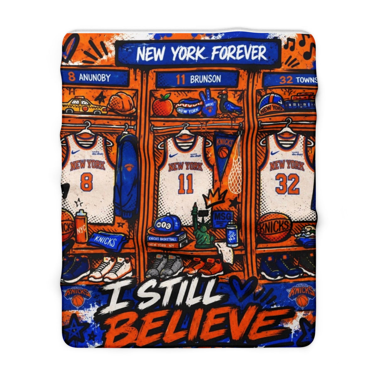 I Still Believe Knicks Locker Room Sherpa