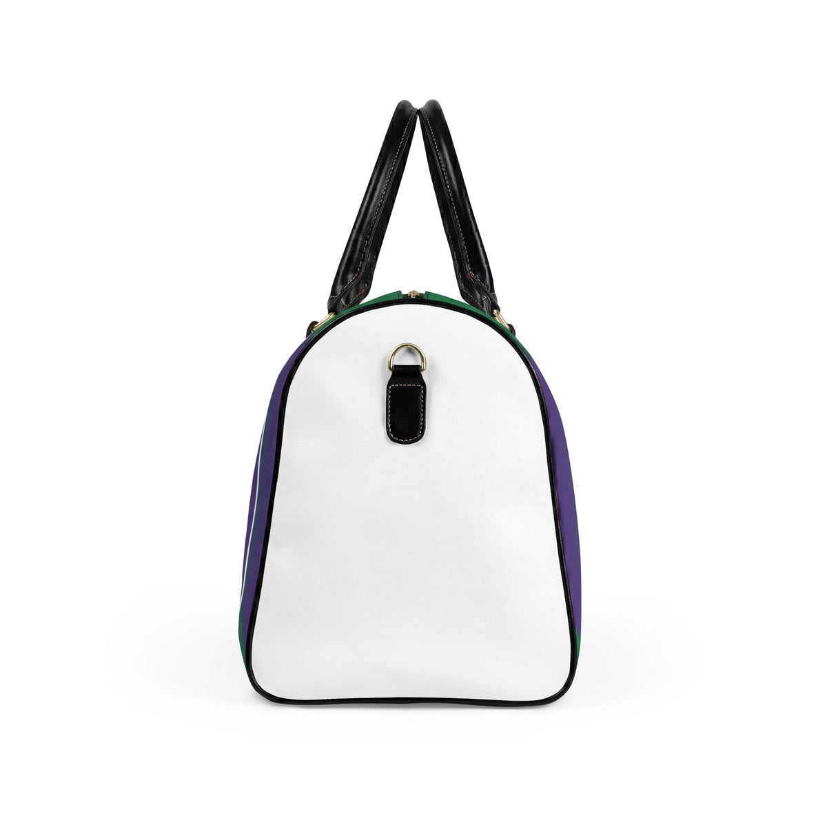 Wimbledon Tennis Logo Faux Leather Travel Bag | Tennis Weekend Duffel