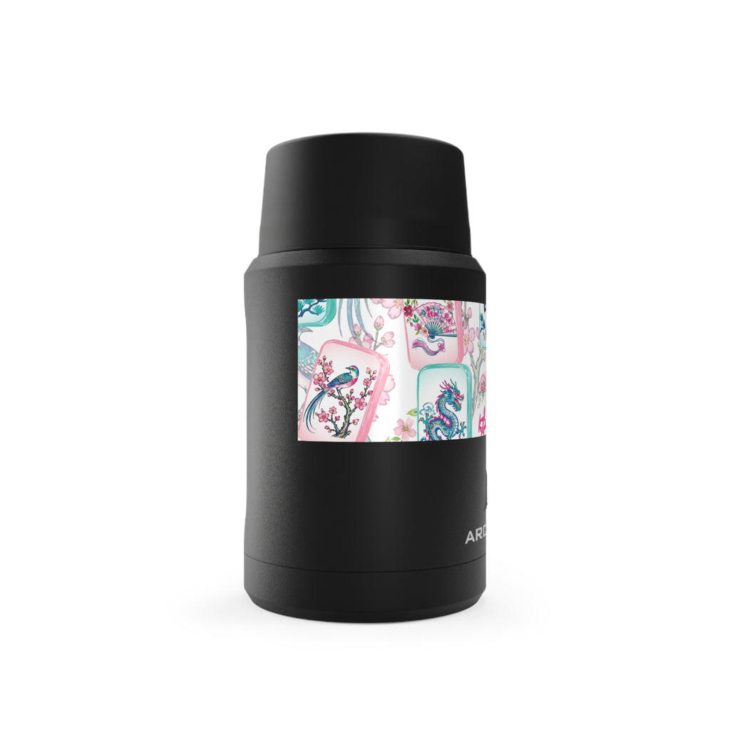Floral Sushi Pattern Titan Copper Food Jar