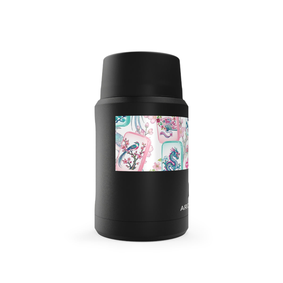 Floral Sushi Pattern Titan Copper Food Jar