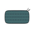 Teal Geo Stripe Passport Wallet — Travel Organizer for Documents & Cards