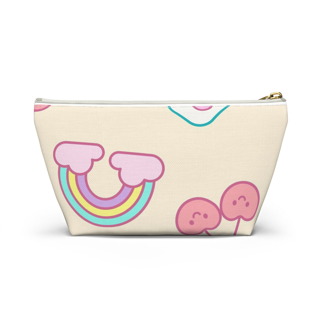 Cute Pastel Unicorn & Rainbow Accessory Pouch