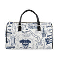 Nautical Pirate Map Duffle Bag | Faux Leather Travel Bag