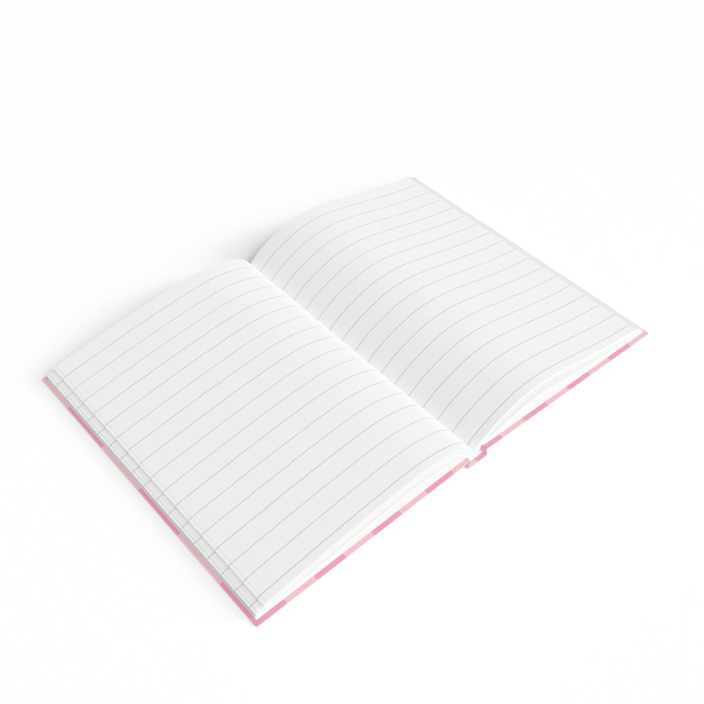 Pink Checkerboard Journal, Ruled Lined Notebook