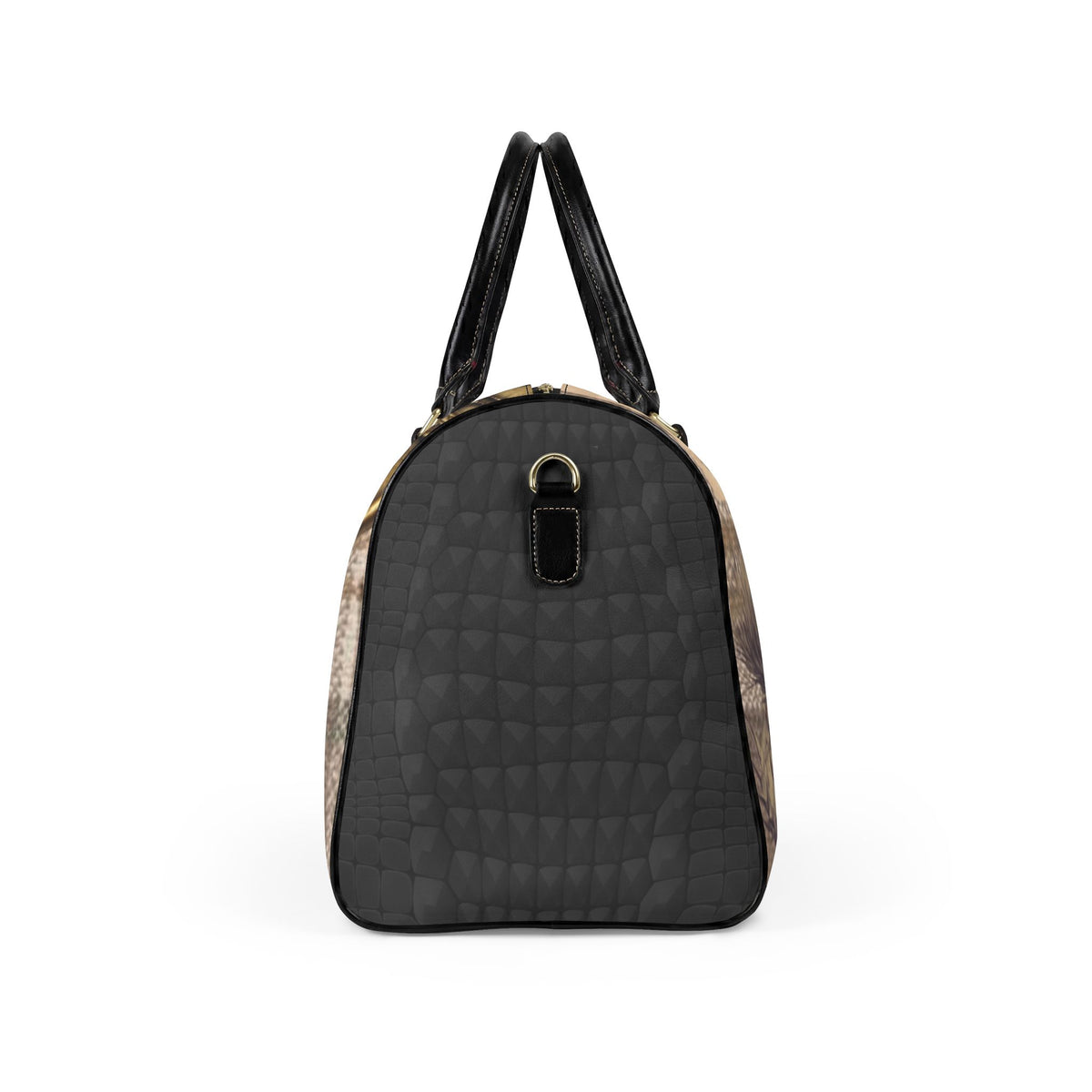 Outlander Silhouette Travel Bag | Faux Leather Duffle, Scottish Theme