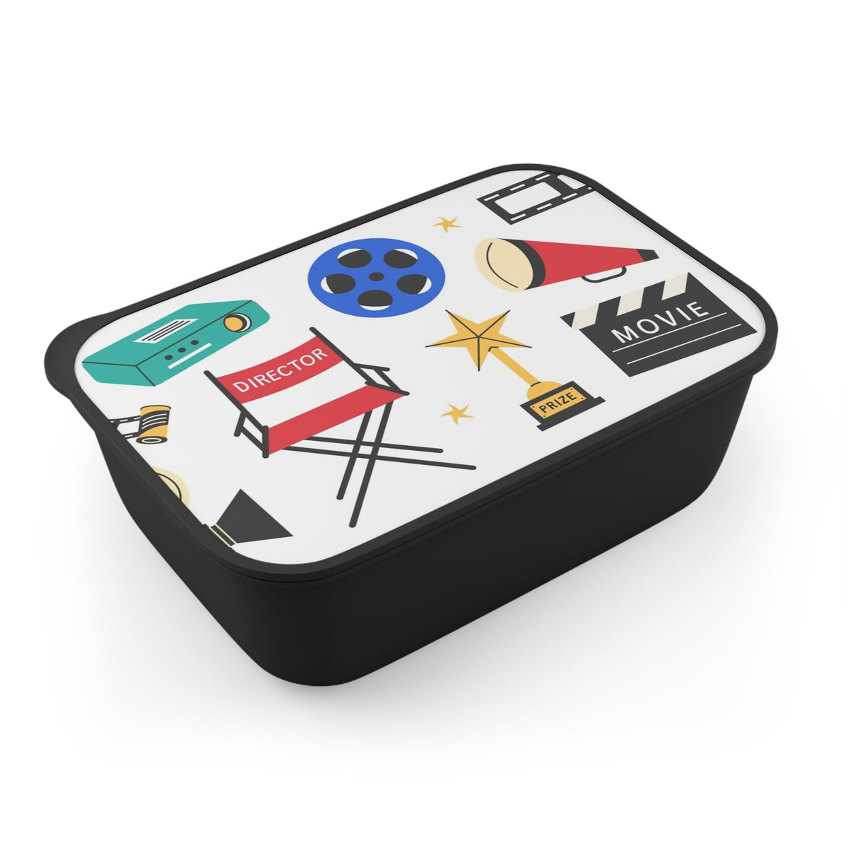 Movie Director Icons Bento Box | Film Reel Clapper Megaphone Design