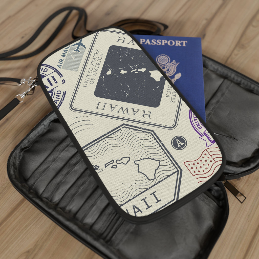 Hawaii Passport Stamps Passport Wallet | Travel Document Organizer