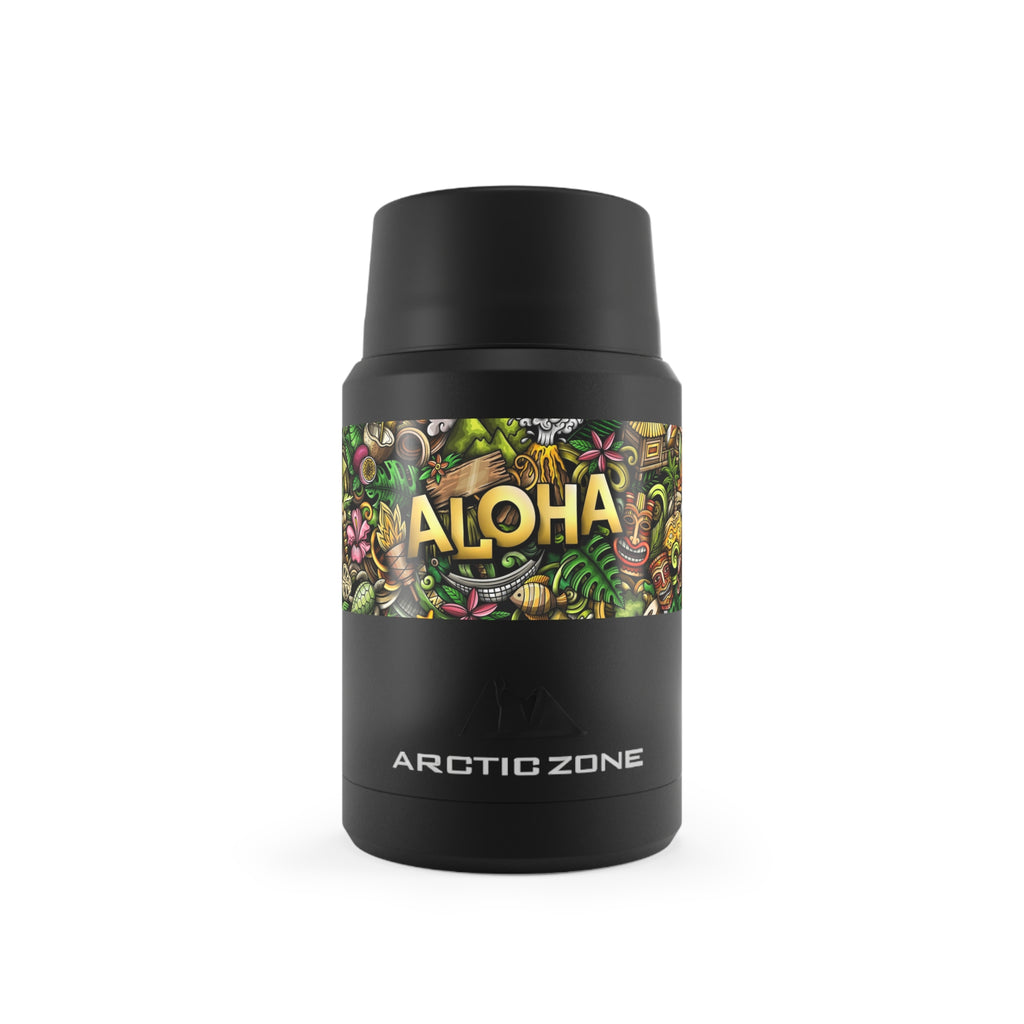 Aloha Tropical Doodle Insulated Food Jar