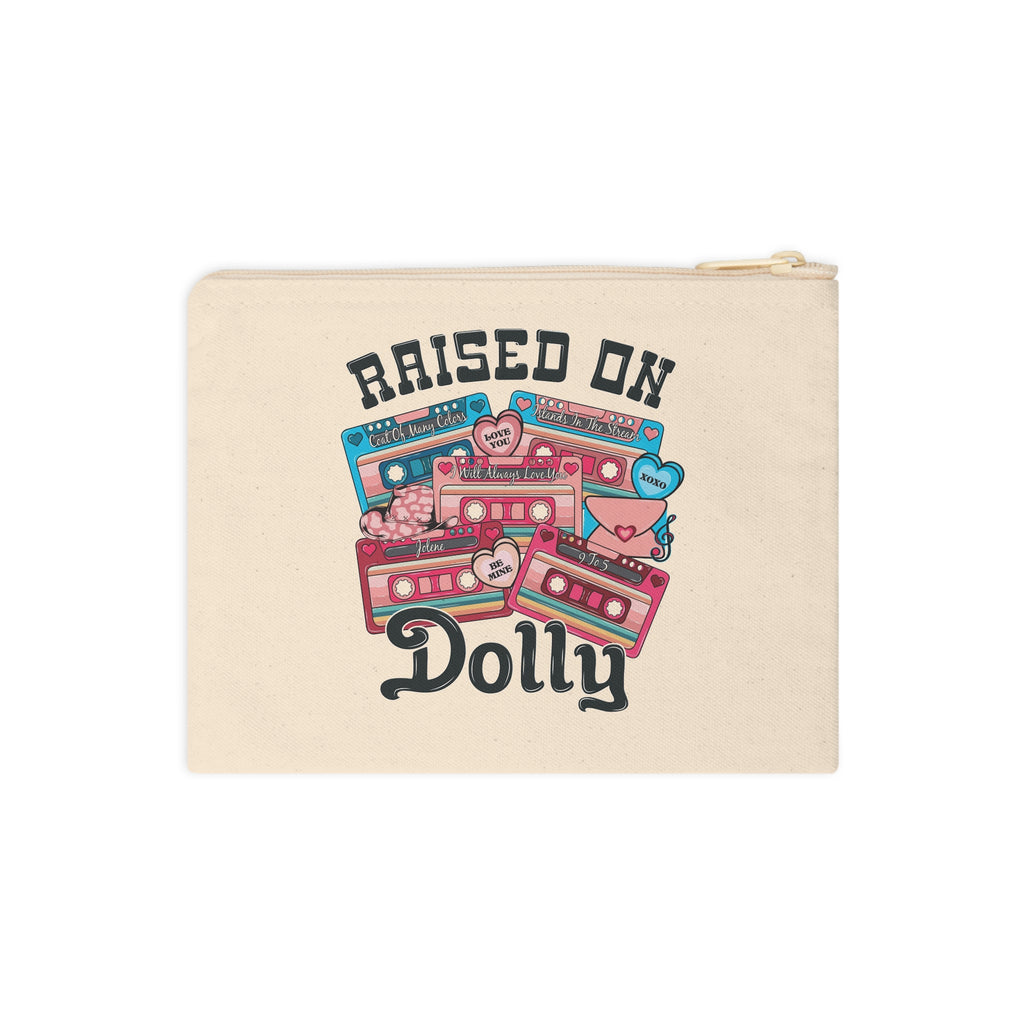 Raised On Dolly Zipper Pouch — Retro Cassette Makeup Bag