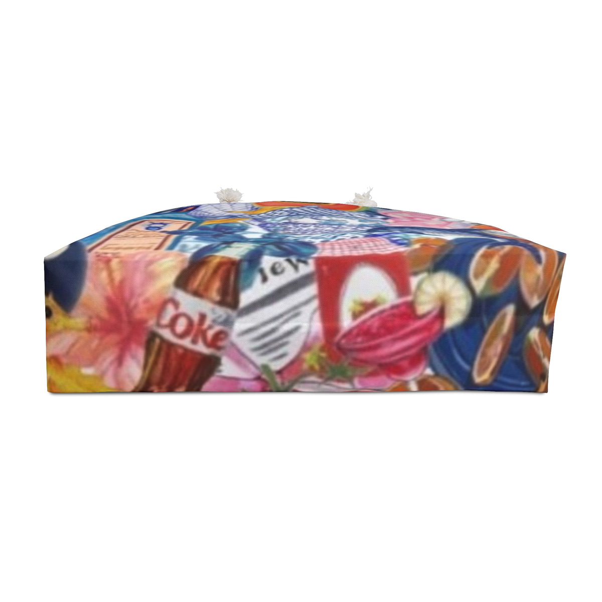 Colorful Market Weekender Bag – Vibrant Still Life Print Travel Tote