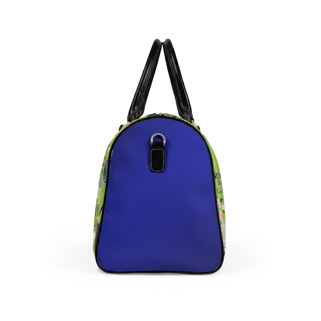 Tennis Vintage Collage Faux Leather Travel Bag | Wimbledon Inspired Duffle