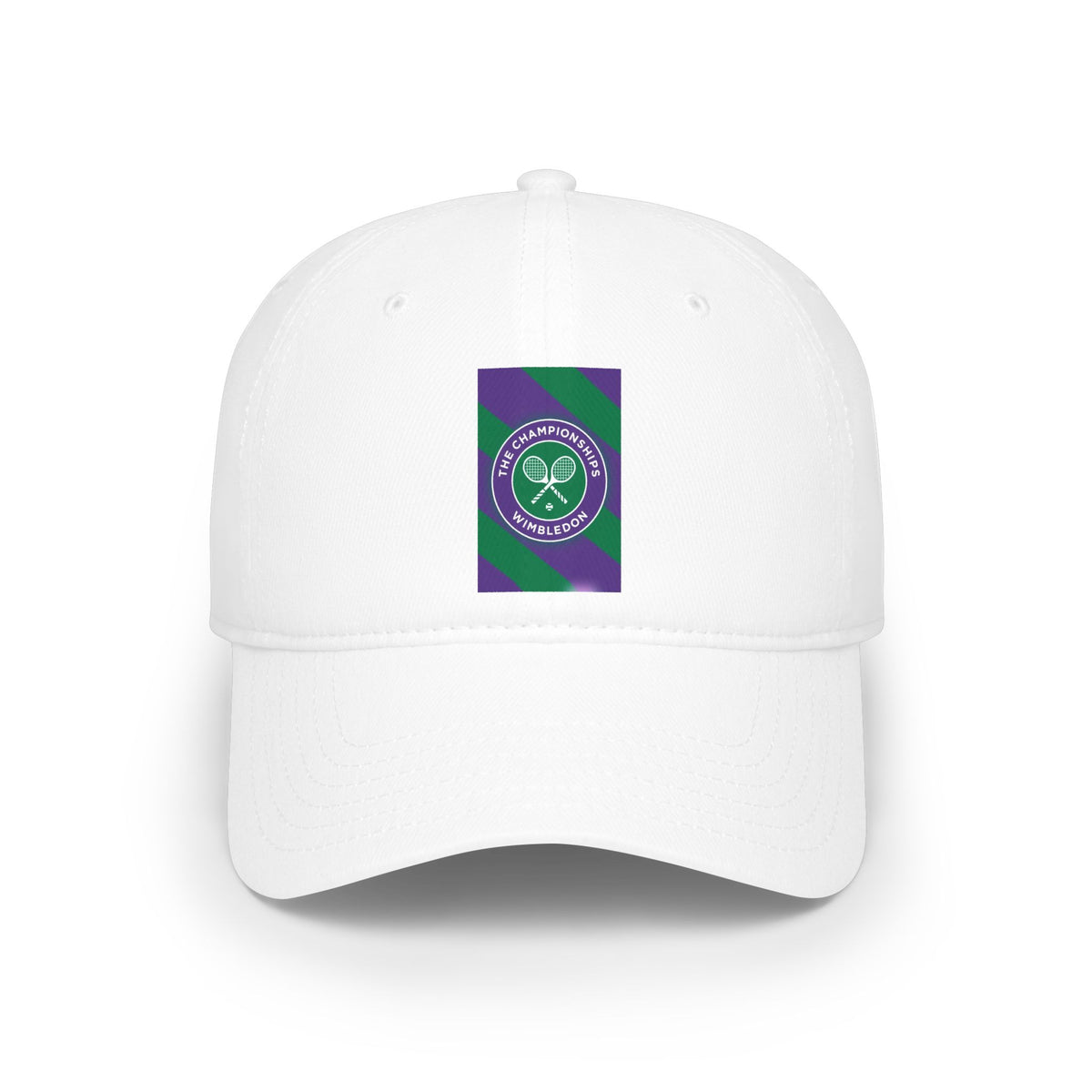 Tennis Club Low Profile Baseball Cap – "All Courts Welcome" Logo