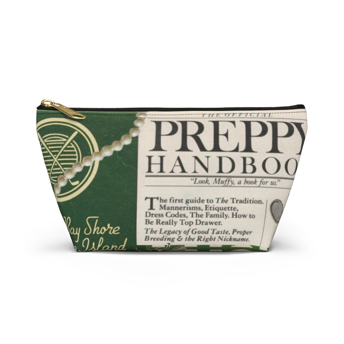 Preppy Handbook Collage Accessory Pouch