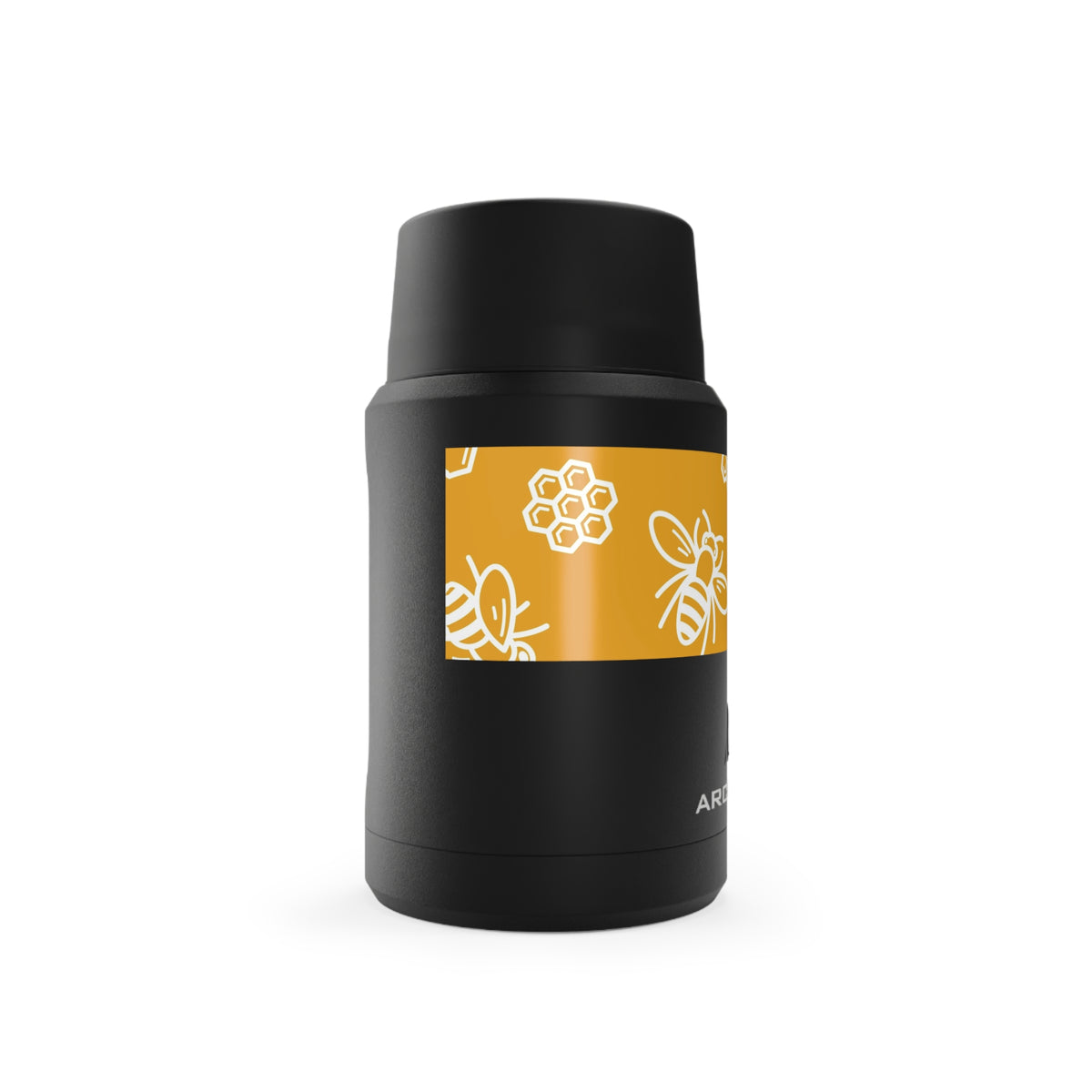 Honey Bee Pattern Titan Copper Insulated Food Storage
