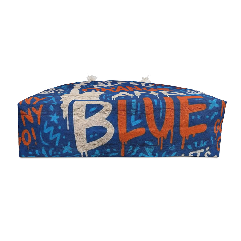 Bleed Orange Knicks Weekender Bag | Basketball New York Fan Tote knicks basketball
