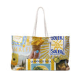 Amalfi Lemon Collage Weekender Bag | La Dolce Vita Beach Tote