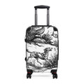Vintage Hunting Scene Suitcase | Hound Dog and Pheasant Travel Luggage