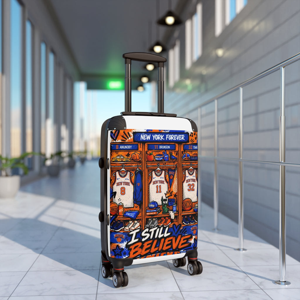 I Still Believe Knicks Locker Room Suitcase | New York Basketball Luggage