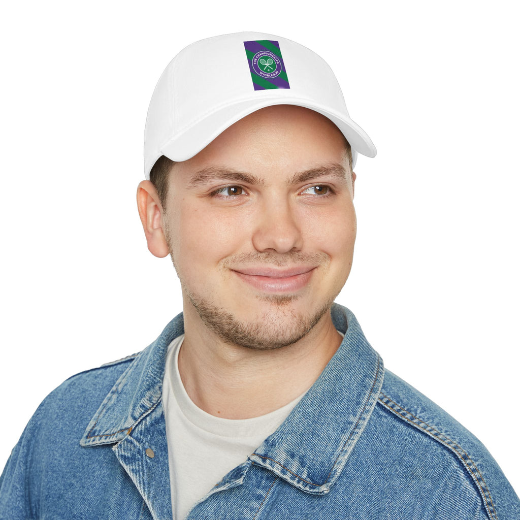 Tennis Club Low Profile Baseball Cap – "All Courts Welcome" Logo