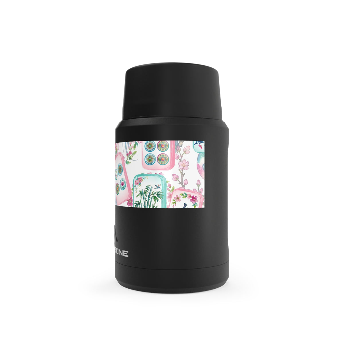 Floral Sushi Pattern Titan Copper Food Jar